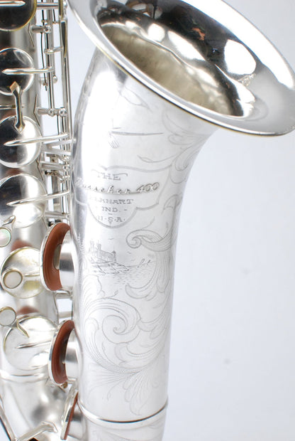 Buescher 400 Top Hat and Cane Tenor Silver! 298xxx