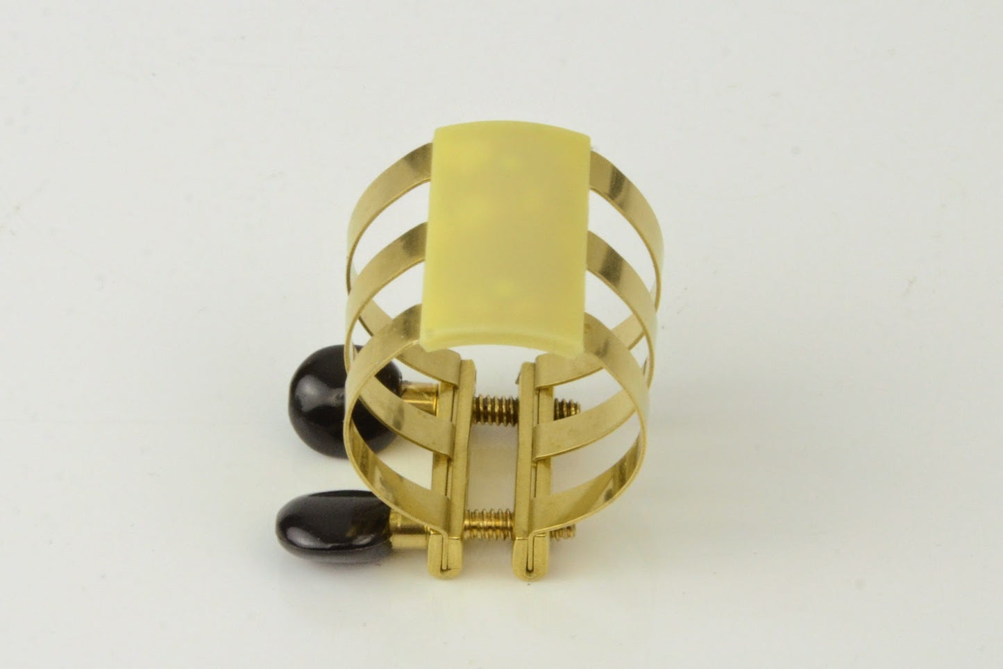 Tenor Hard Rubber Brilhart 3-Band Reproduction Ligature Echo Brass