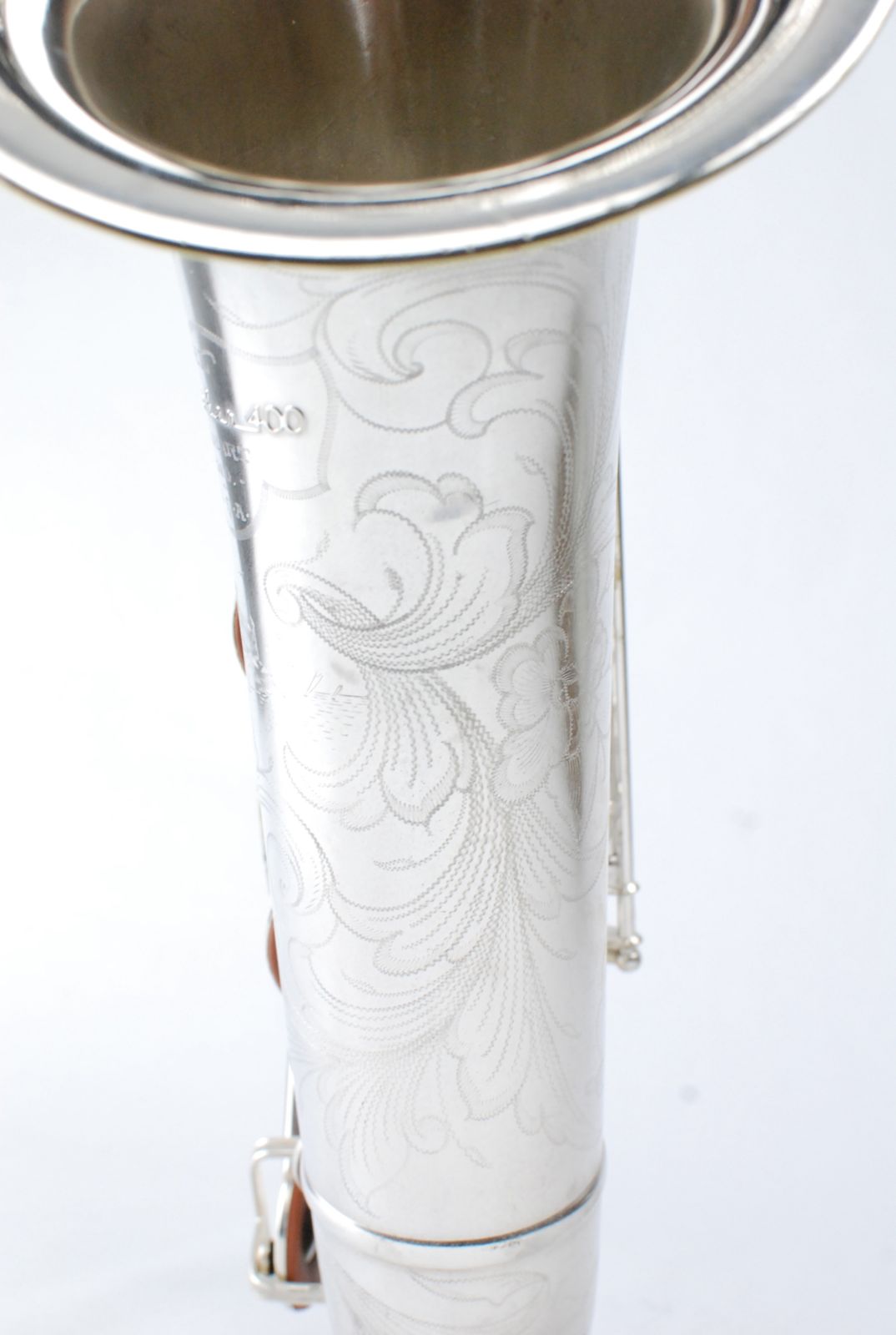 Buescher 400 Top Hat and Cane Tenor Silver! 298xxx