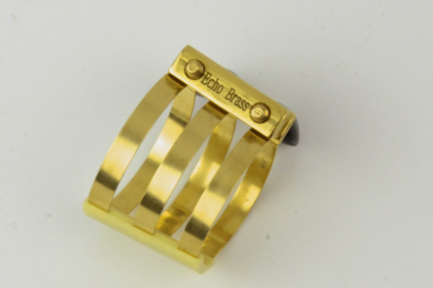 Tenor Hard Rubber Brilhart 3-Band Reproduction Ligature Echo Brass
