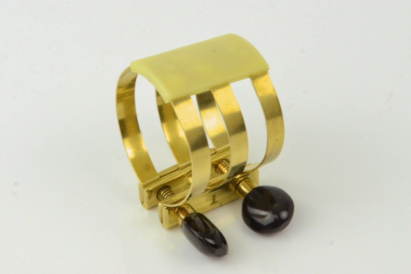 Tenor Hard Rubber Brilhart 3-Band Reproduction Ligature Echo Brass