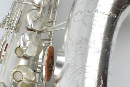 Buescher 400 Top Hat and Cane Tenor Silver! 298xxx