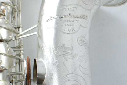 Buescher 400 Top Hat and Cane Tenor Silver! 298xxx