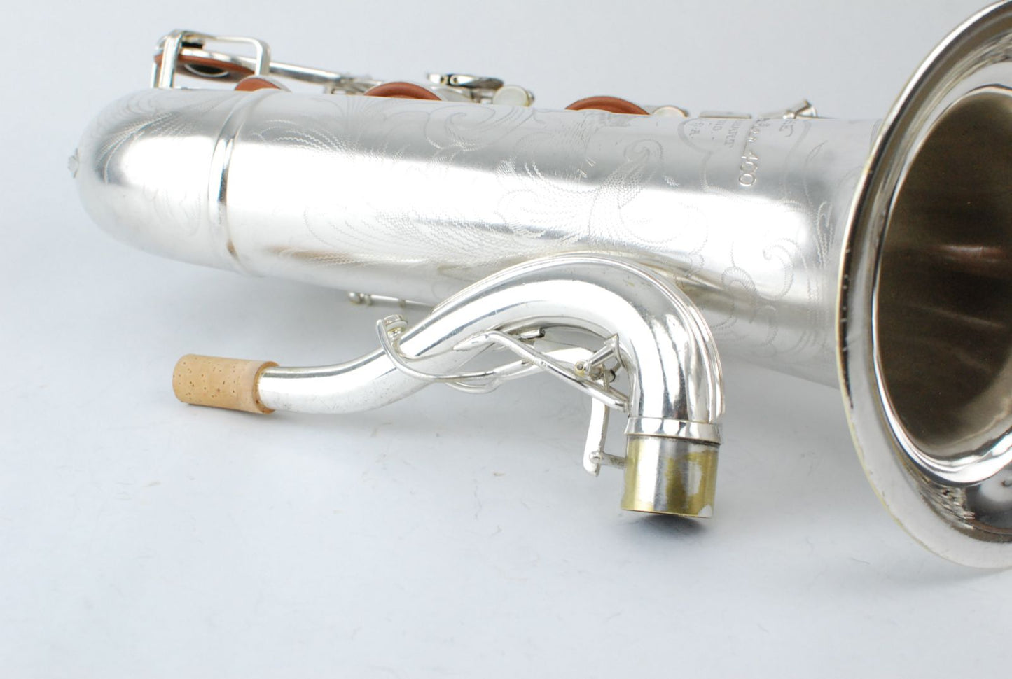 Buescher 400 Top Hat and Cane Tenor Silver! 298xxx