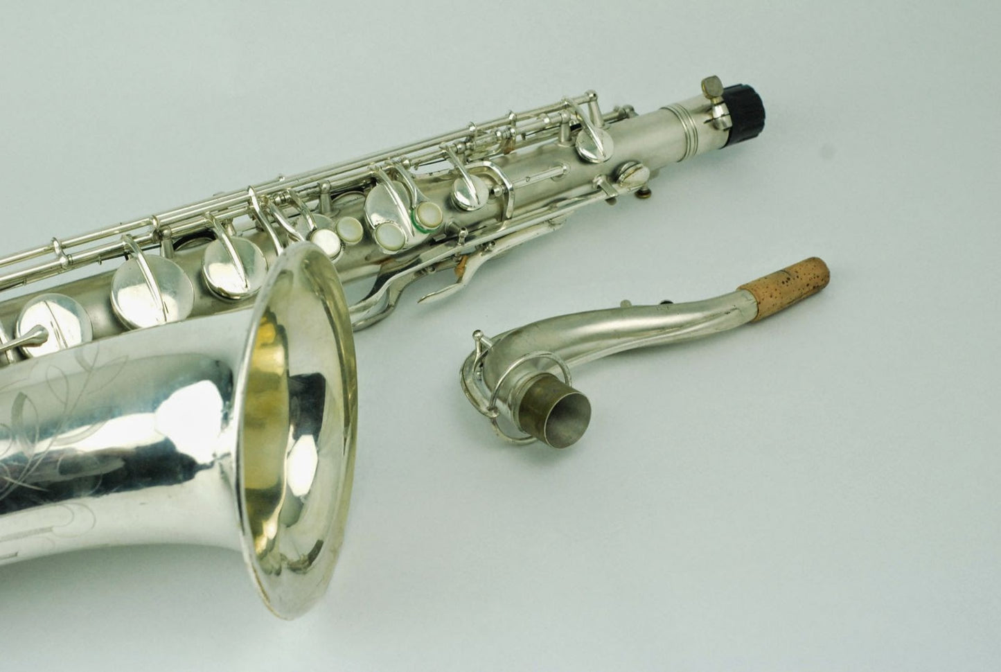 Conn Transitional Tenor Saxophone 251xxx Silver Overhauled+Hisco