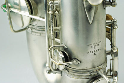 Conn Transitional Tenor Saxophone 251xxx Silver Overhauled+Hisco