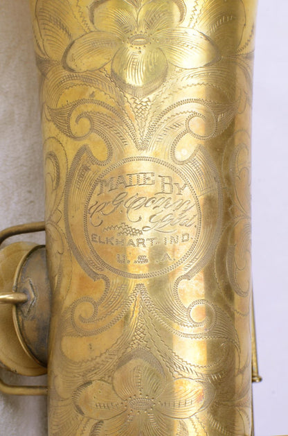 Conn New Wonder II Tenor Saxophone Original Gold Plate 169xxx