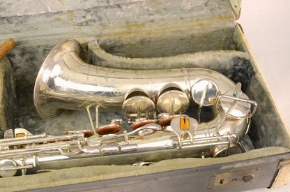 Buescher 400 Top Hat and Cane Alto Saxophone 355xxx Silver