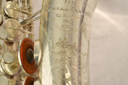 Buescher 400 Top Hat and Cane Alto Saxophone 355xxx Silver