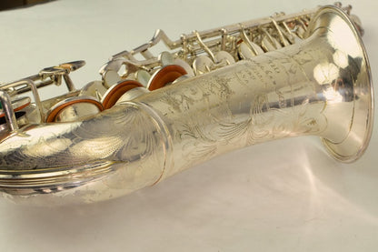 Buescher 400 Top Hat and Cane Alto Saxophone 355xxx Silver
