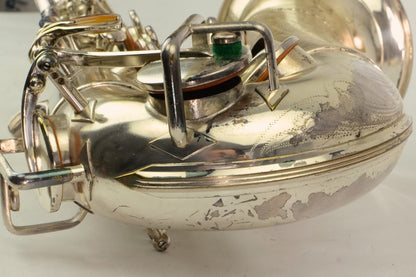 Buescher 400 Top Hat and Cane Alto Saxophone 355xxx Silver