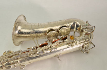 Buescher 400 Top Hat and Cane Alto Saxophone 355xxx Silver