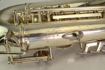 Buescher 400 Top Hat and Cane Alto Saxophone 355xxx Silver