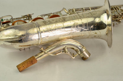 Buescher 400 Top Hat and Cane Alto Saxophone 355xxx Silver