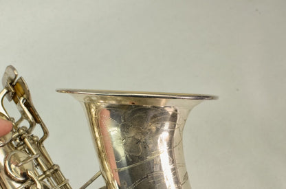 Buescher 400 Top Hat and Cane Alto Saxophone 355xxx Silver