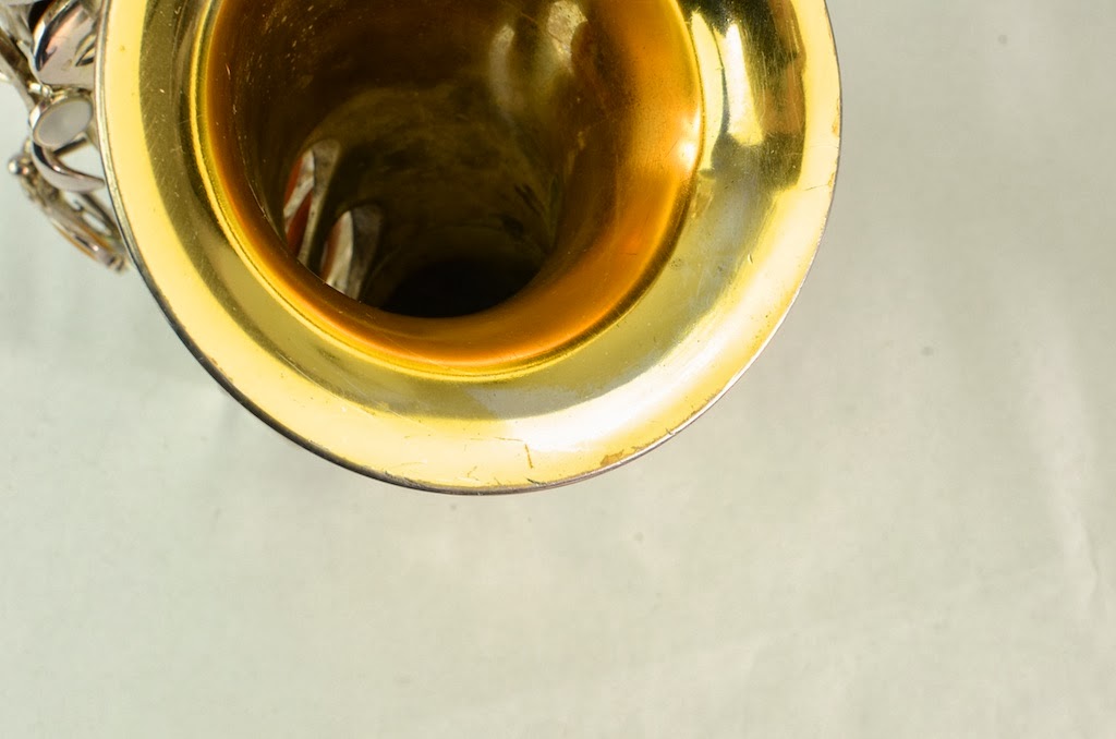 Buescher 400 Top Hat and Cane Alto Saxophone 355xxx Silver