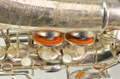 Buescher 400 Top Hat and Cane Alto Saxophone 355xxx Silver
