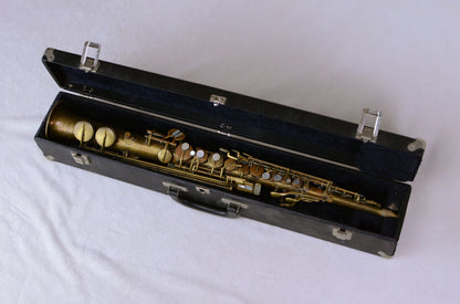 Conn New Wonder II Soprano Saxophone 154xxx Original Bare Brass