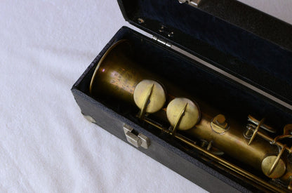 Conn New Wonder II Soprano Saxophone 154xxx Original Bare Brass