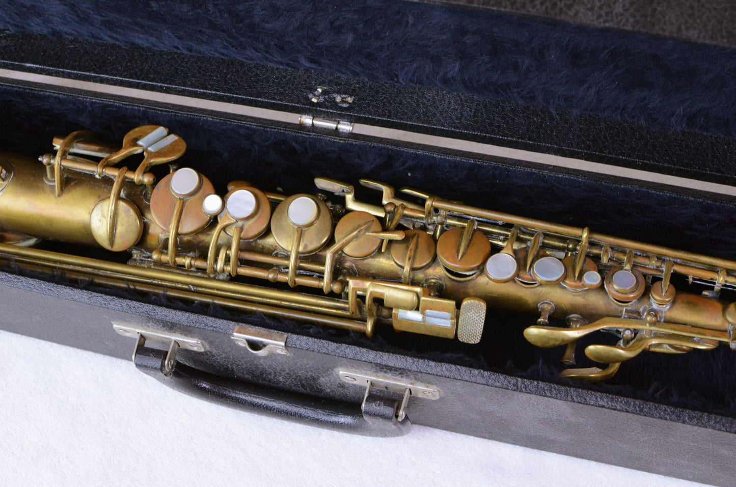 Conn New Wonder II Soprano Saxophone 154xxx Original Bare Brass