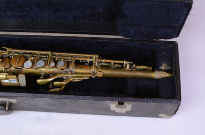 Conn New Wonder II Soprano Saxophone 154xxx Original Bare Brass
