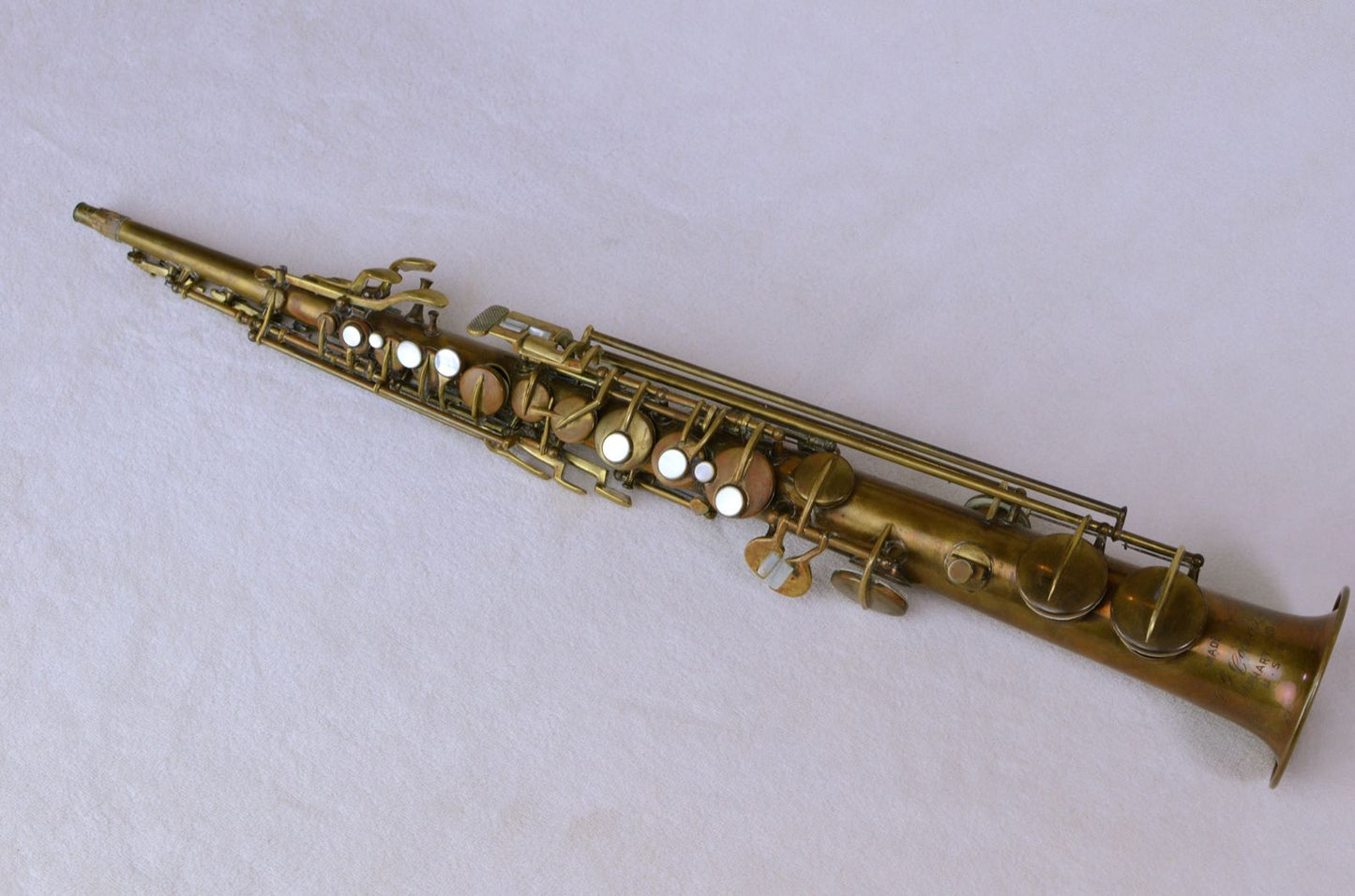 Conn New Wonder II Soprano Saxophone 154xxx Original Bare Brass