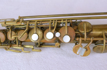 Conn New Wonder II Soprano Saxophone 154xxx Original Bare Brass