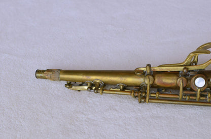 Conn New Wonder II Soprano Saxophone 154xxx Original Bare Brass