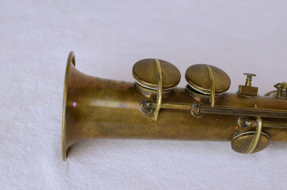 Conn New Wonder II Soprano Saxophone 154xxx Original Bare Brass