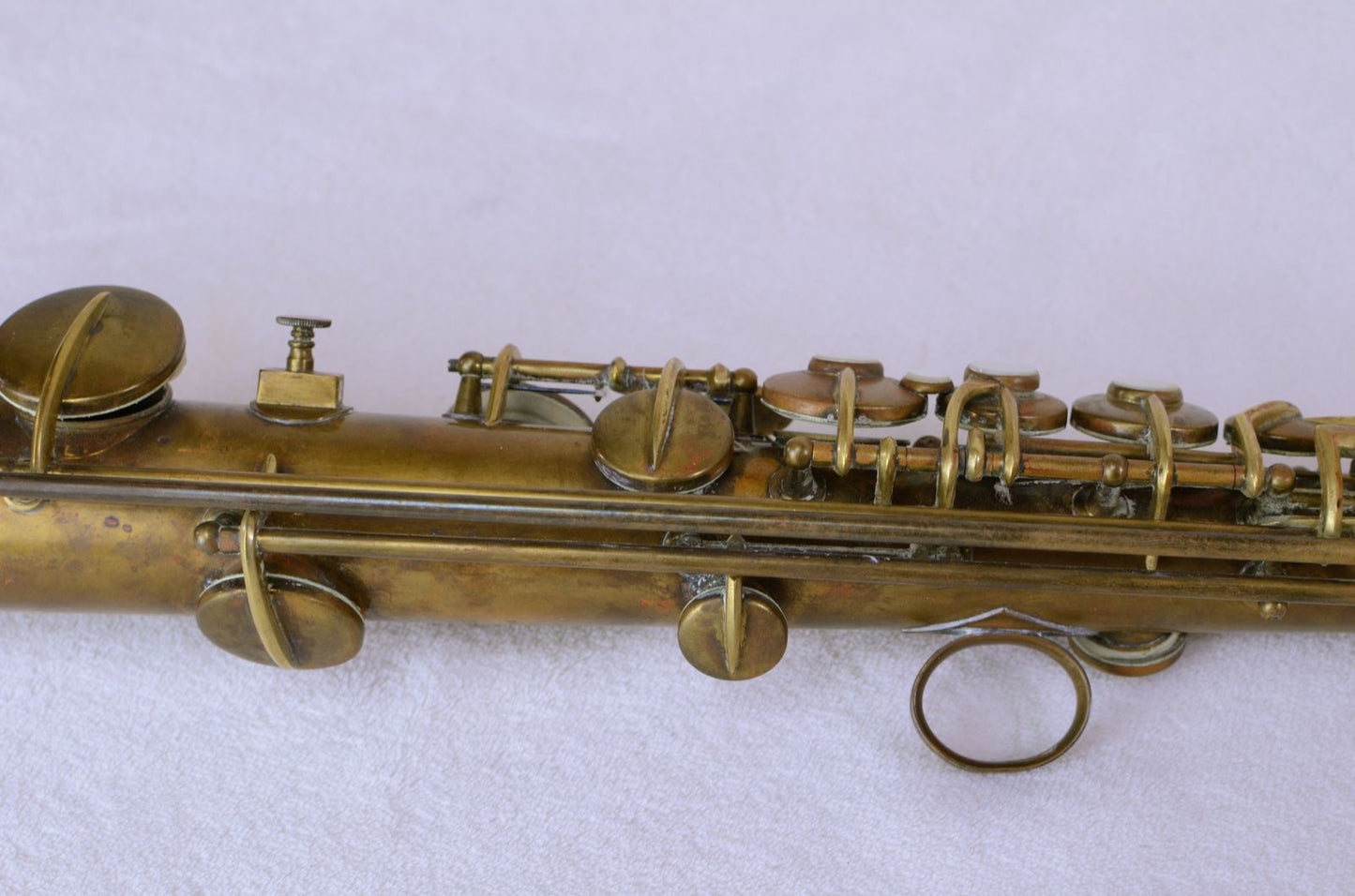 Conn New Wonder II Soprano Saxophone 154xxx Original Bare Brass