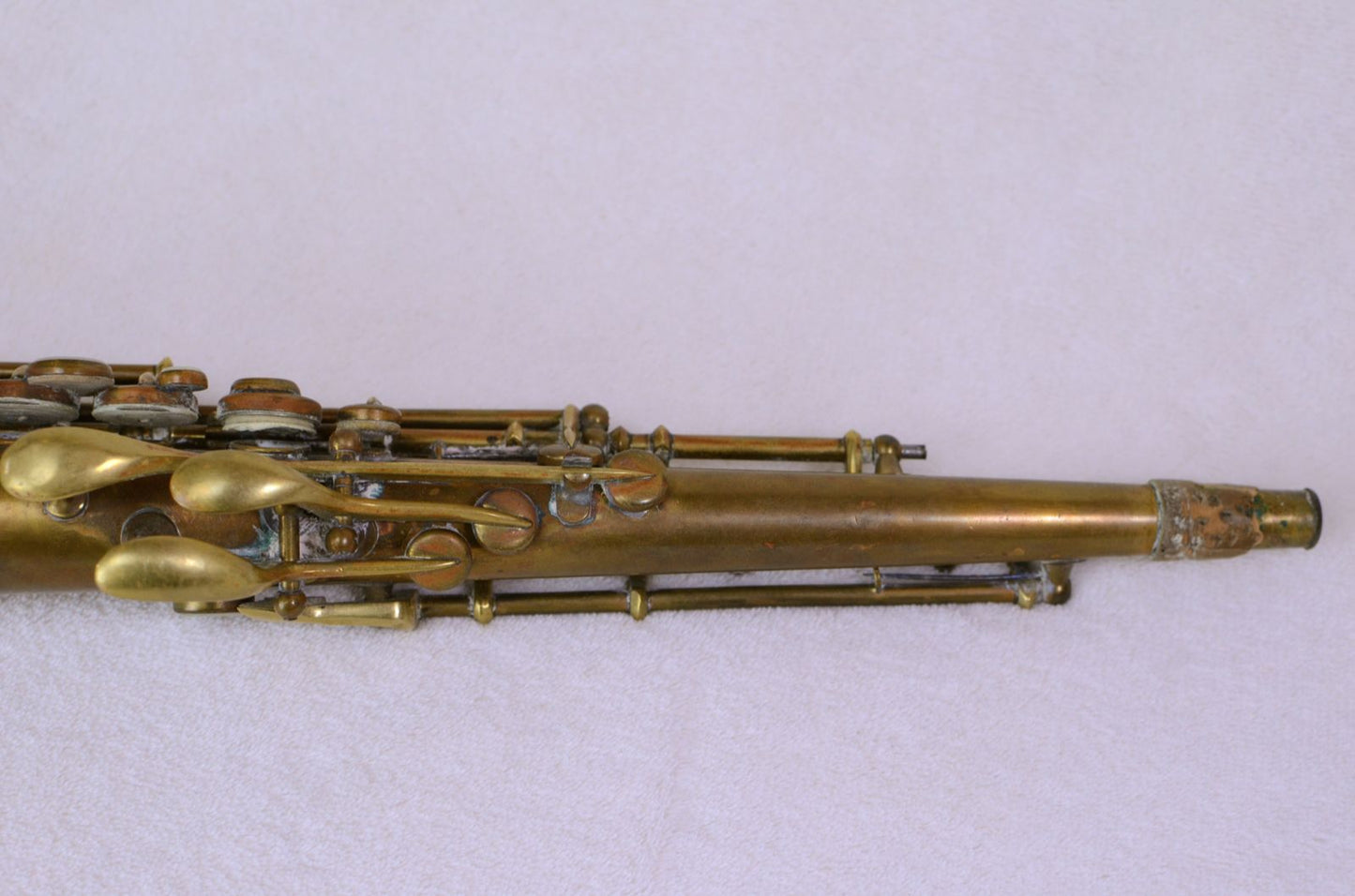 Conn New Wonder II Soprano Saxophone 154xxx Original Bare Brass