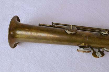 Conn New Wonder II Soprano Saxophone 154xxx Original Bare Brass