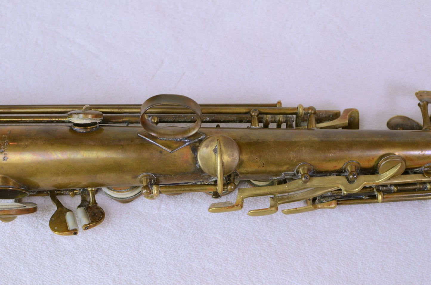 Conn New Wonder II Soprano Saxophone 154xxx Original Bare Brass
