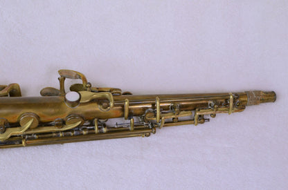 Conn New Wonder II Soprano Saxophone 154xxx Original Bare Brass