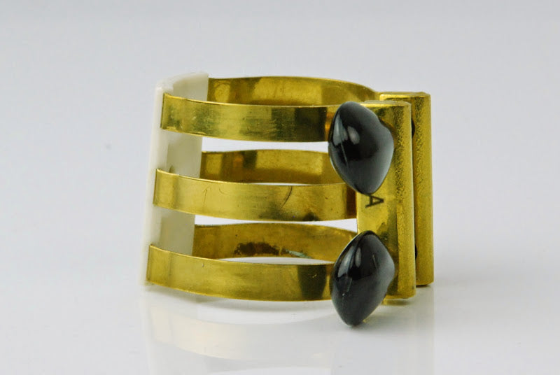 Alto  Meyer Hard Rubber Brilhart Reproduction 3-Band Ligature Saxophone Selmer Vandoren