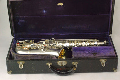 Conn Transitional Alto 244xxx Art Deco Silver 6M Overhauled
