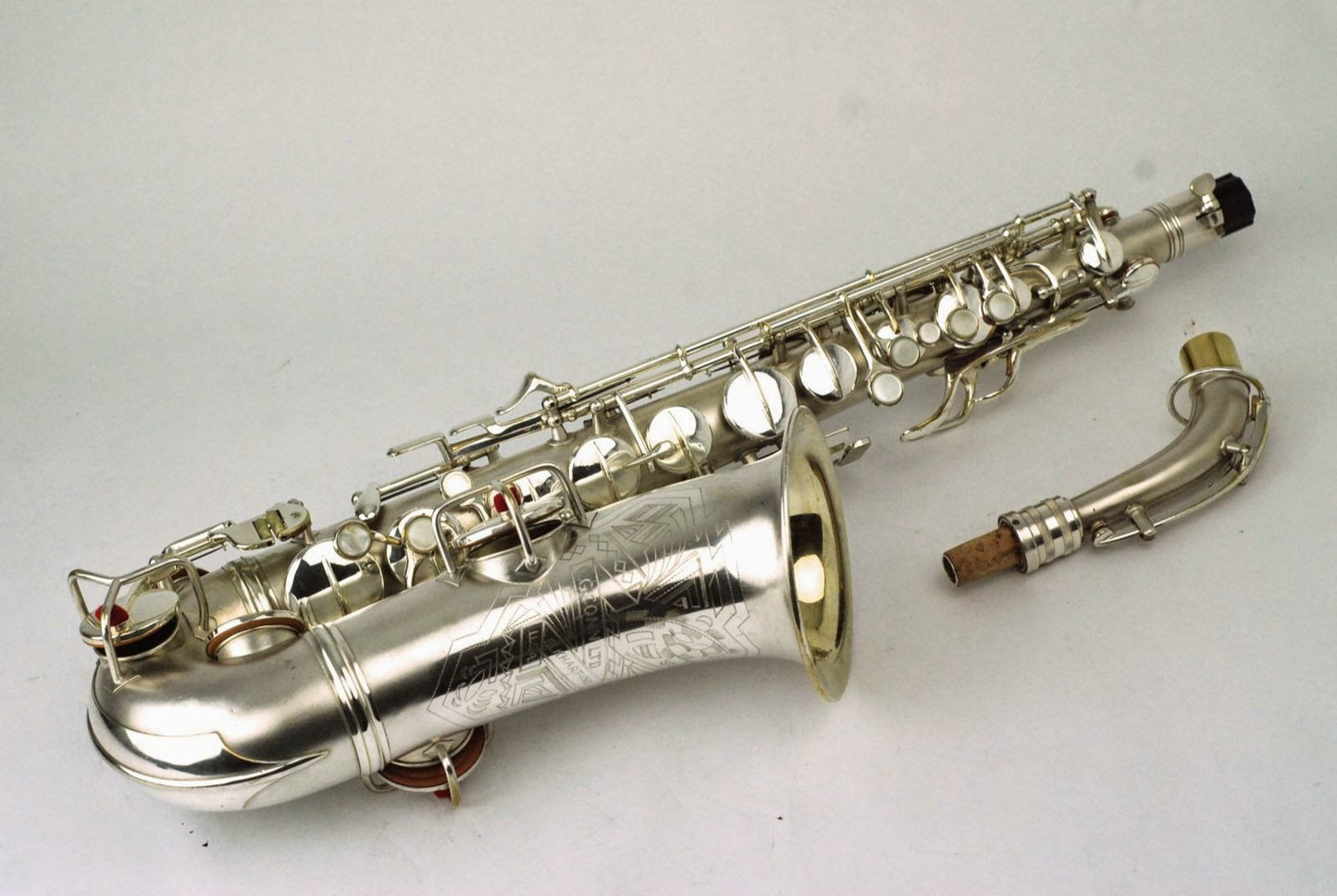 Conn Transitional Alto 244xxx Art Deco Silver 6M Overhauled