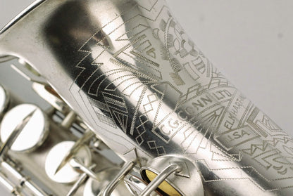 Conn Transitional Alto 244xxx Art Deco Silver 6M Overhauled
