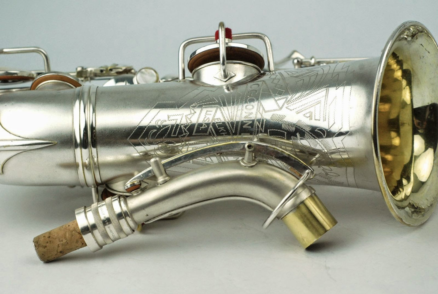 Conn Transitional Alto 244xxx Art Deco Silver 6M Overhauled