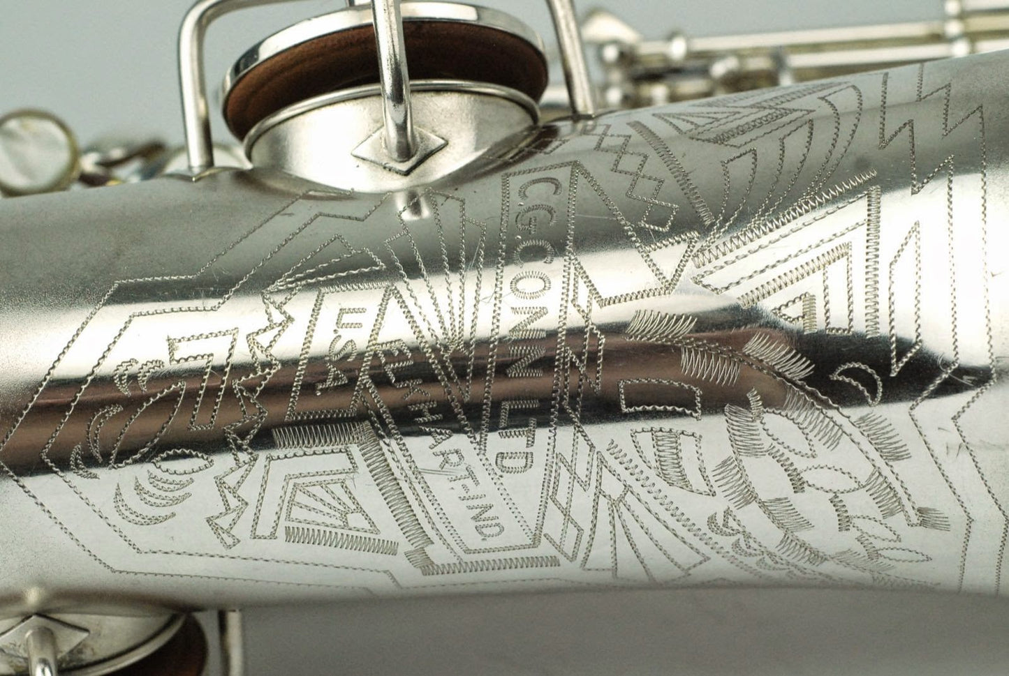 Conn Transitional Alto 244xxx Art Deco Silver 6M Overhauled