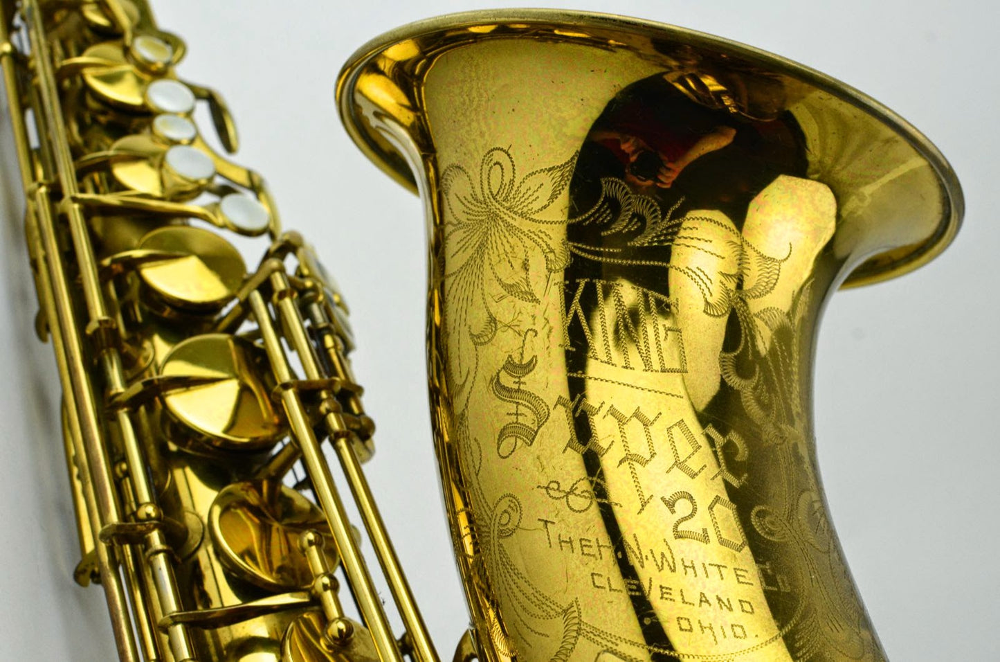 King Super 20 Tenor 319xxx Full Pearls Original Beautiful