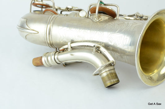 Conn 6M Alto Transitional Art Deco 239xxx Silver