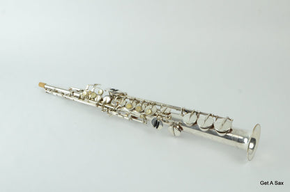 Buffet SA-18 Dynaction Soprano Saxophone Silver Rare