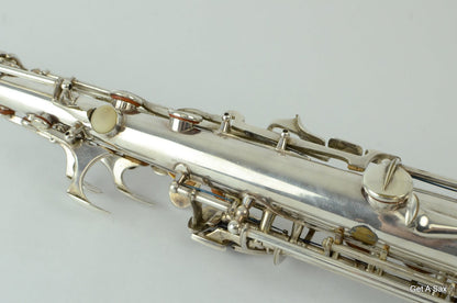 Buffet SA-18 Dynaction Soprano Saxophone Silver Rare