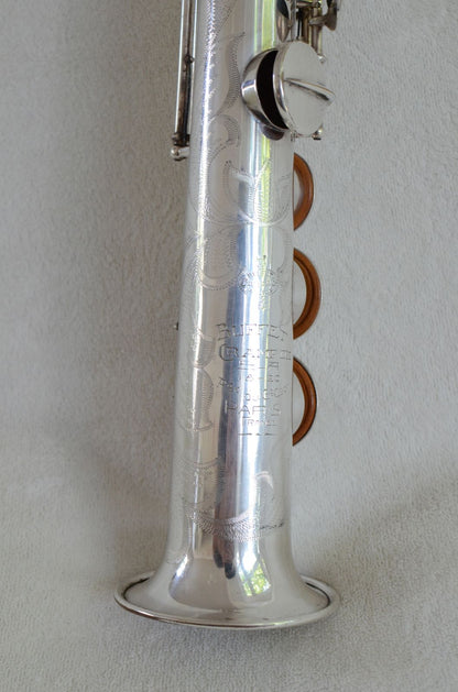 Buffet SA-18 Dynaction Soprano Saxophone Silver Rare