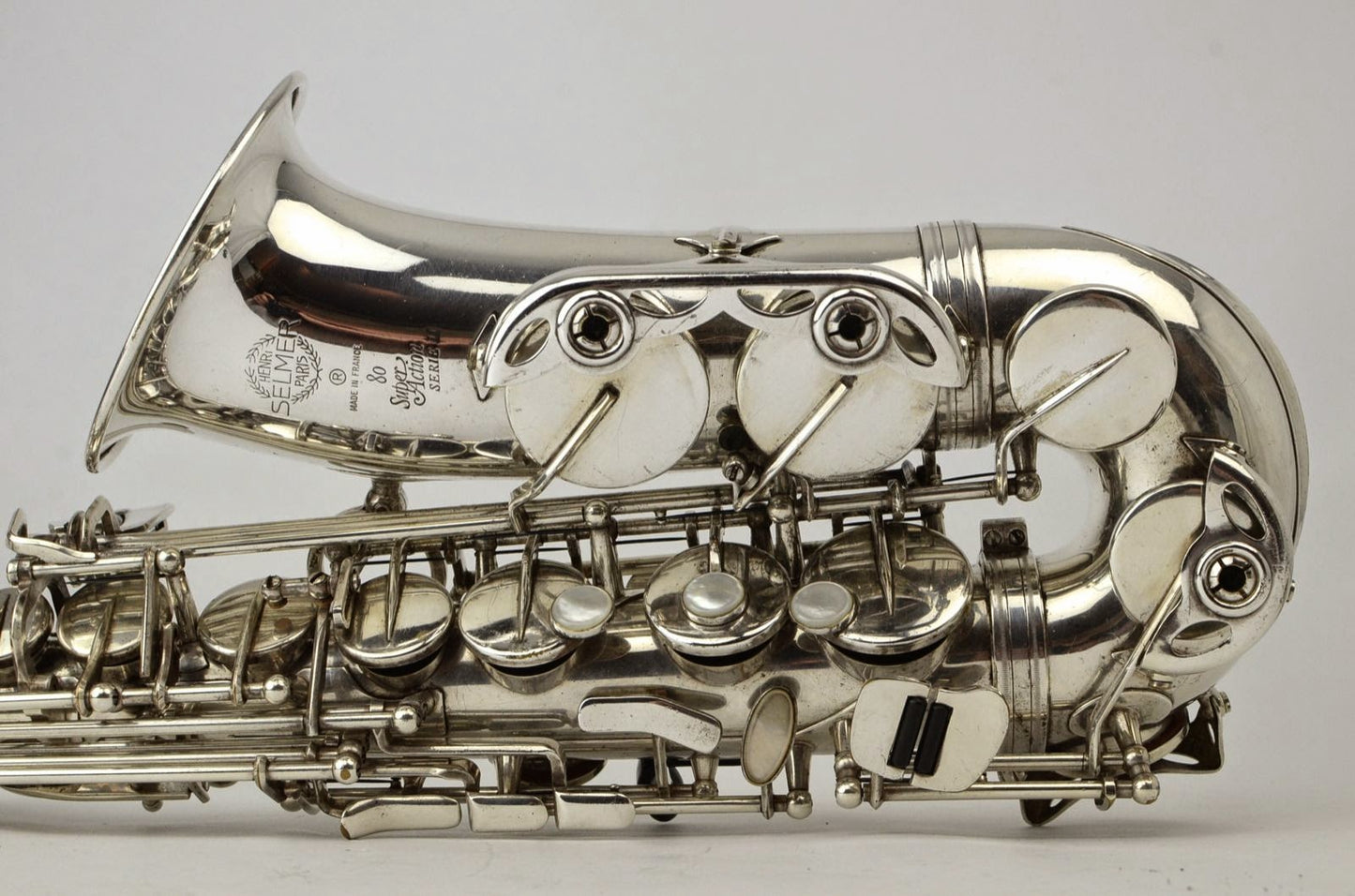 Selmer Super Action 80 Series II Alto 492xxx Silver Overhauled!