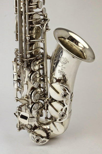 Selmer Super Action 80 Series II Alto 492xxx Silver Overhauled!