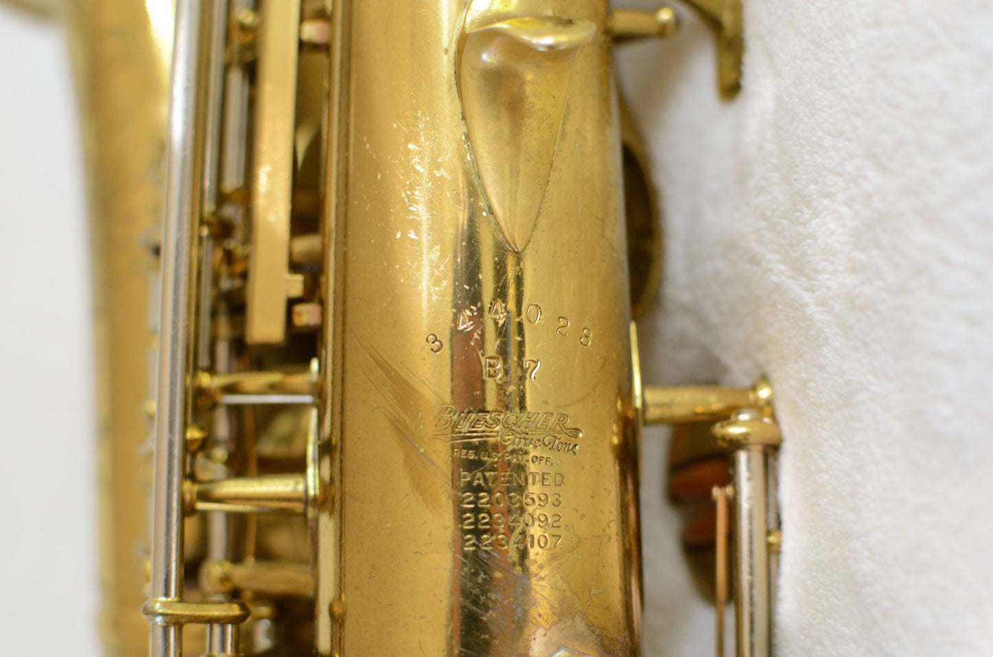 Buescher Top Hat and Cane Alto 344xxx