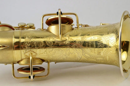 Martin Master Typewriter Alto Gold Plate Portait Engraving