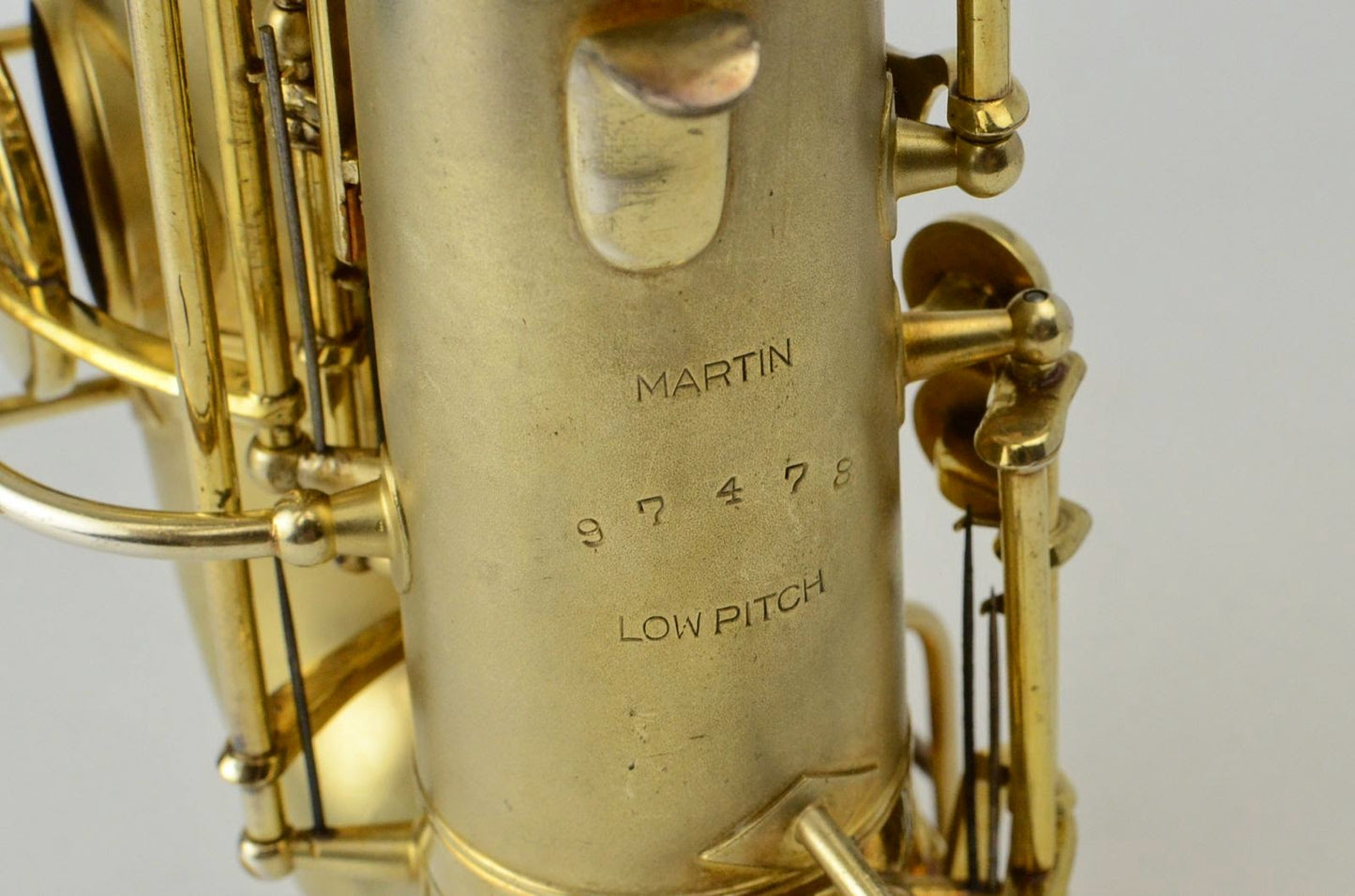 Martin Master Typewriter Alto Gold Plate Portait Engraving